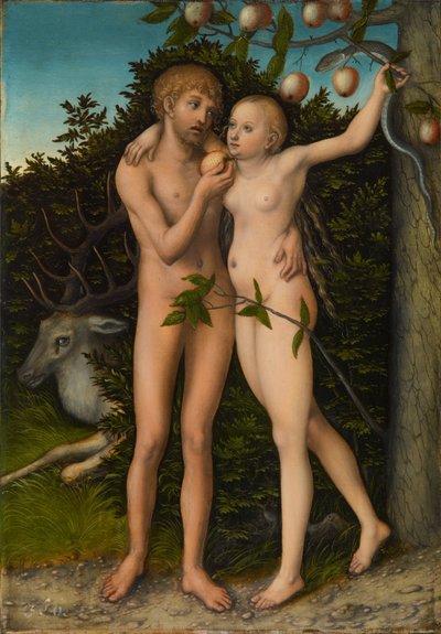 La caduta da Lucas Cranach the Elder
